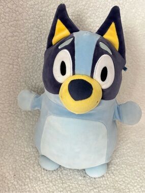 Lucy Plush Character - Light Blue, Navy & Yellow    Bluey